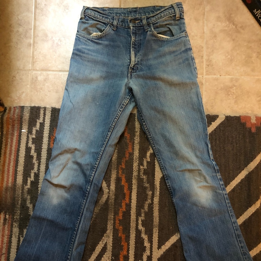 Orange Tag Vintage High Waisted Flare Levis